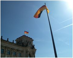 Himmel über dem Reichstag