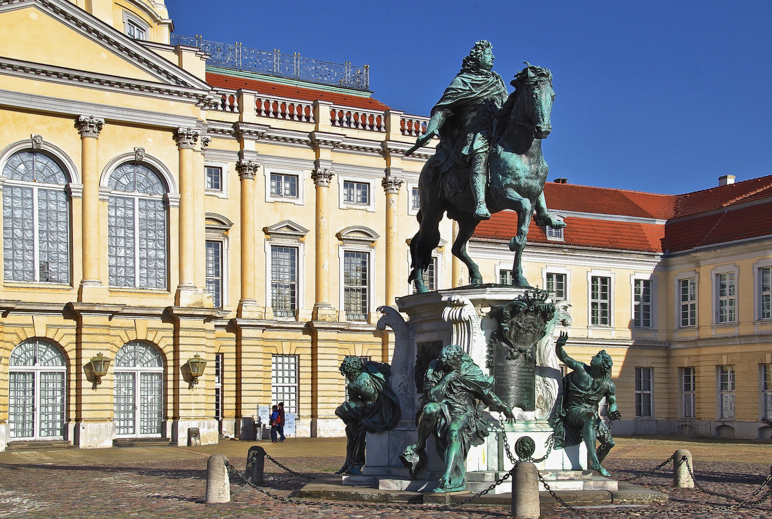 Himmel über dem Schloss Charlottenburg