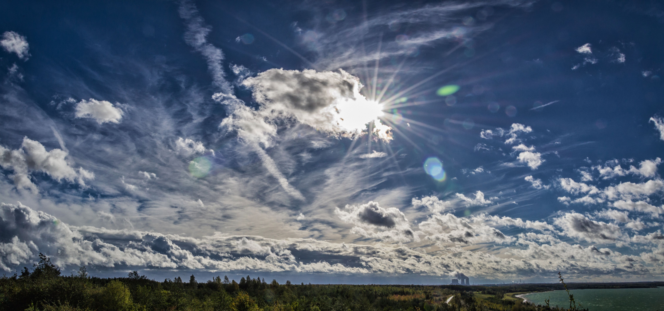 Himmel über dem Südraum Leipzigs