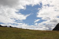 Himmel über den Dolomiten