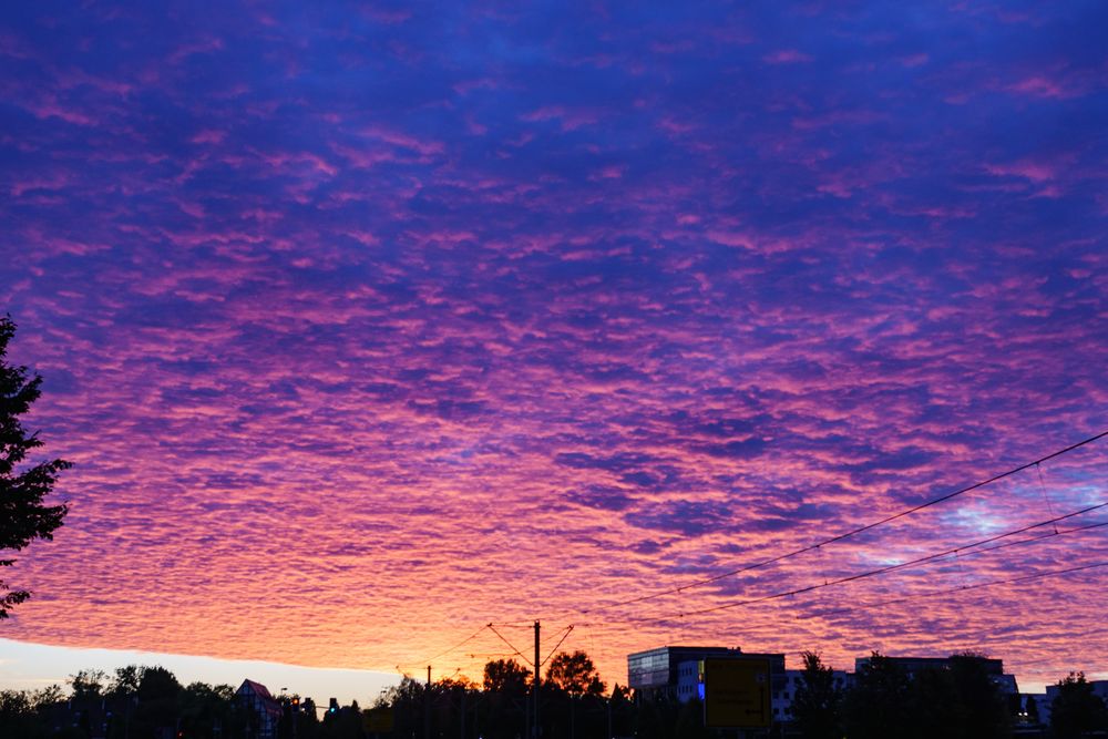 Himmel über den Fildern am 02.10.2015