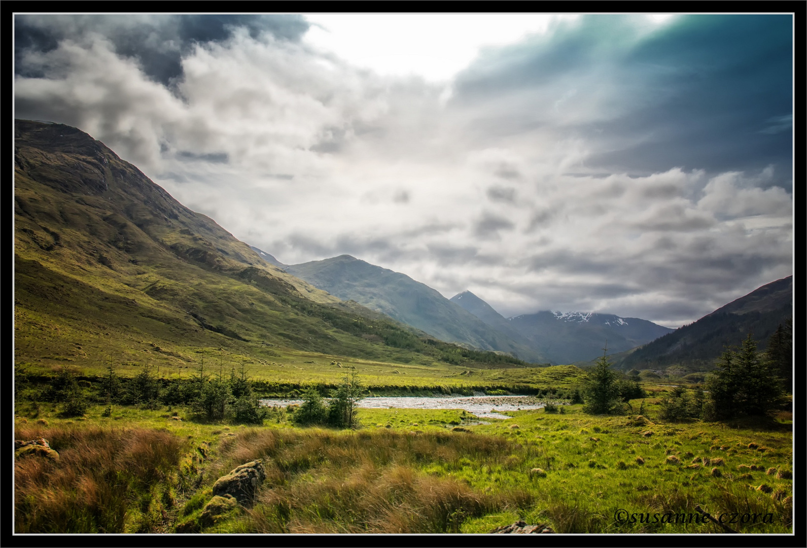 Himmel über den Highlands