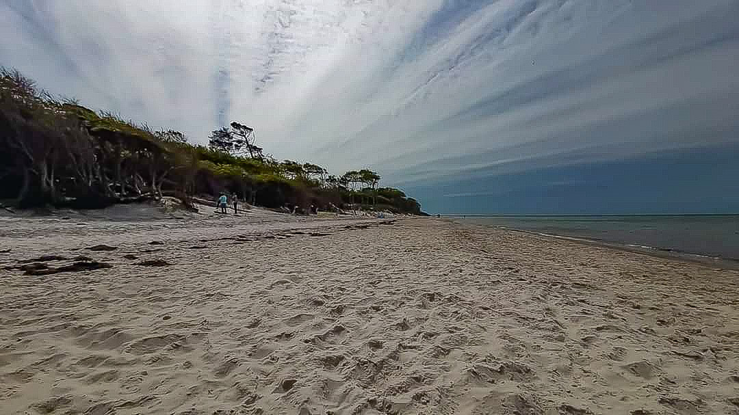 Himmel über den Weststrand