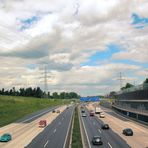 Himmel über der Autobahn