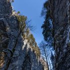 Himmel über der Breitachklamm