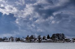 Himmel über der Fraueninsel