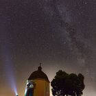 Himmel über der Kapelle in Böttingen