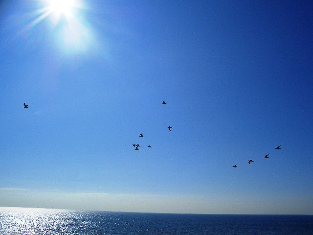 Himmel über der Nordsee