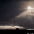 Himmel über der Nordseeküste