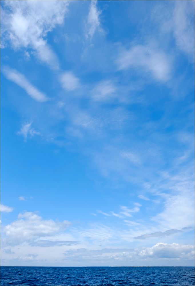 Himmel über der See