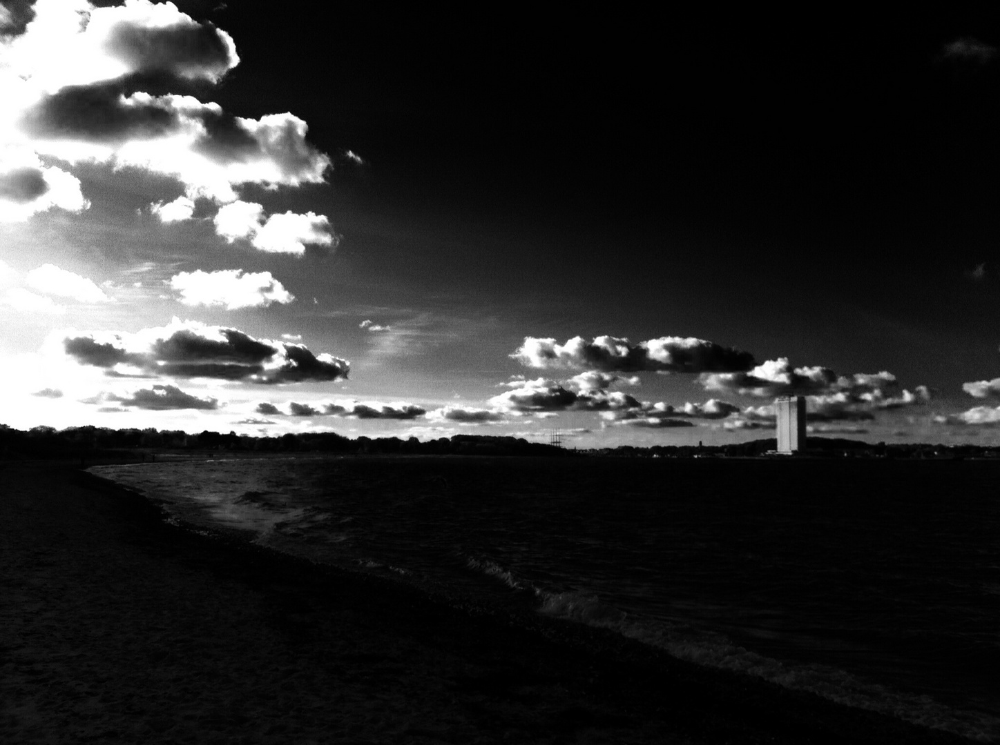 Himmel über der Travemünder Bucht