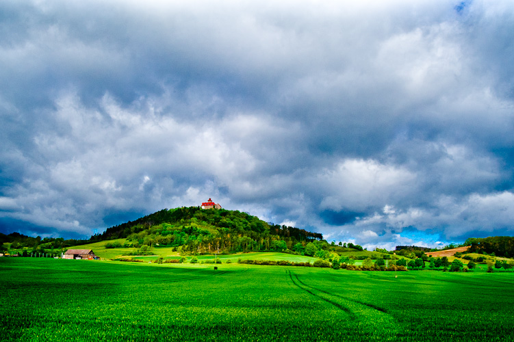 Himmel über der Wachsenburg