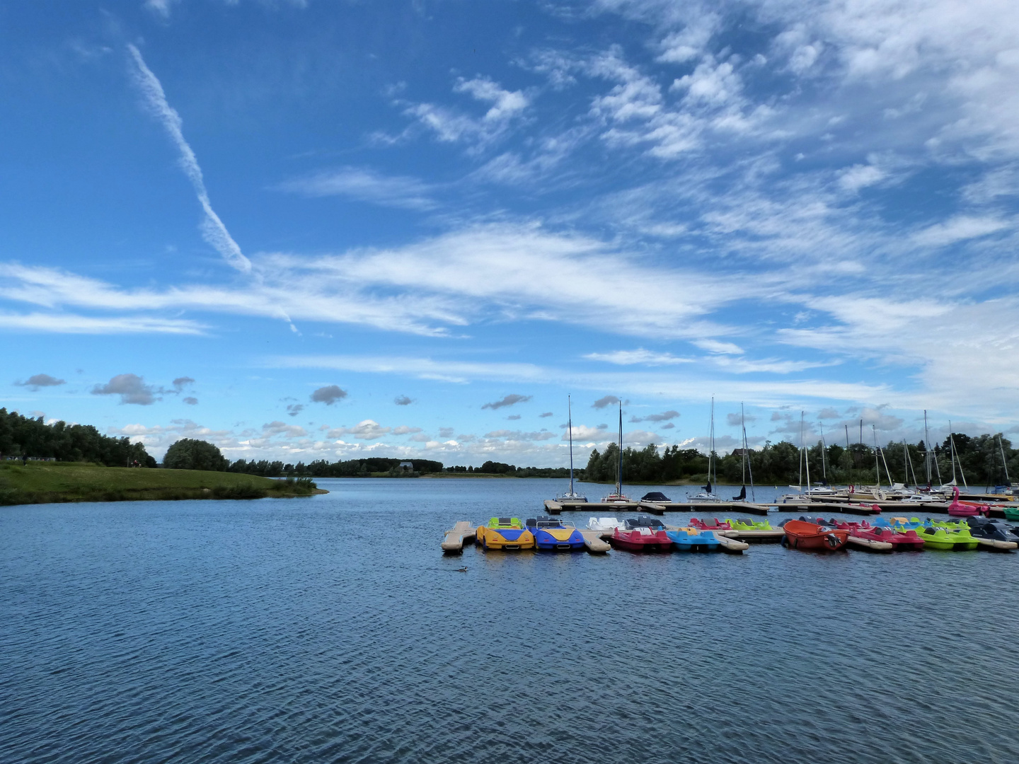 Himmel über der Xantener Südsee