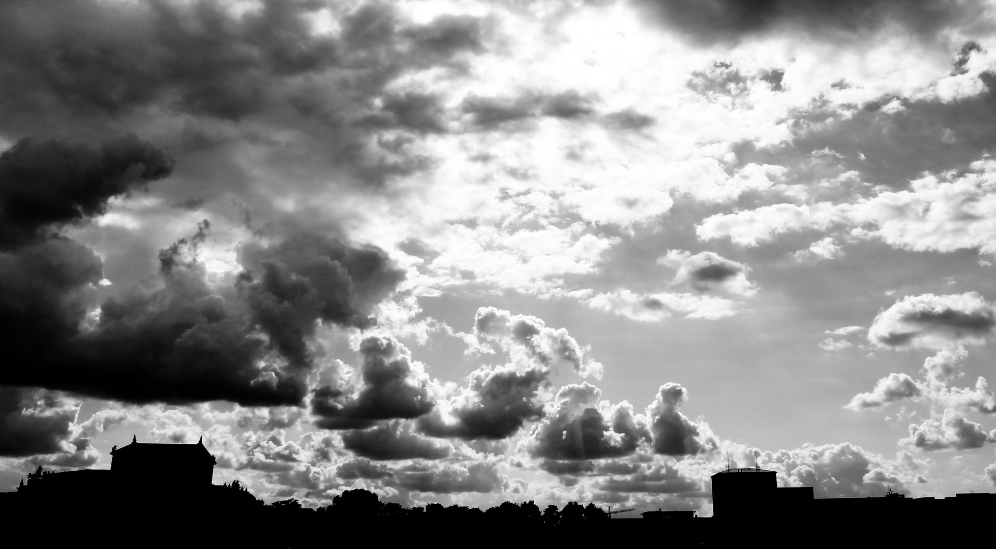 Himmel über Dresden...