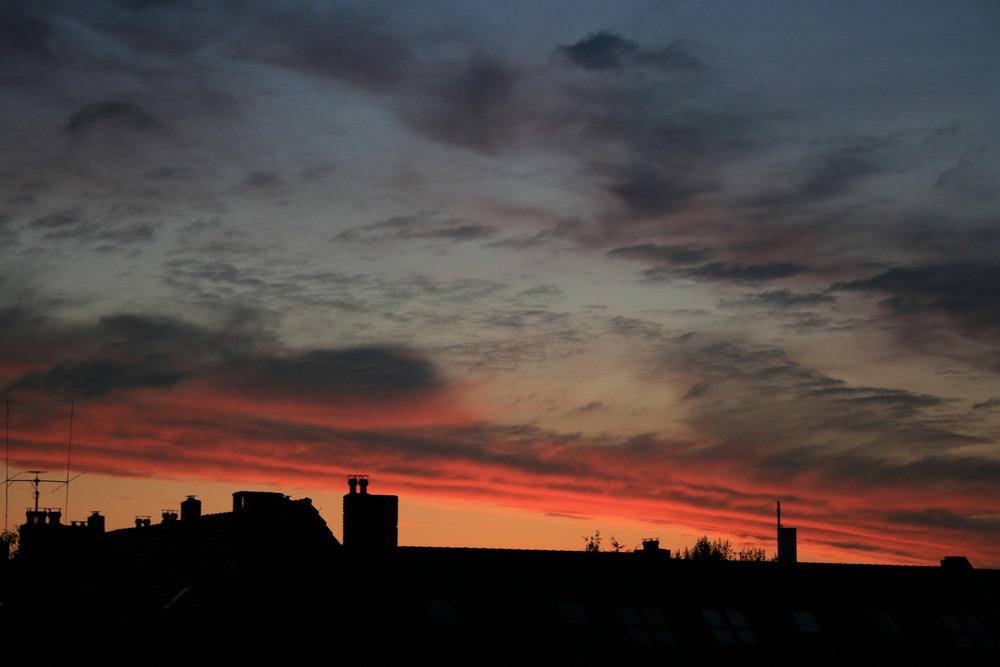 Himmel über Düsseldorf-Gerresheim