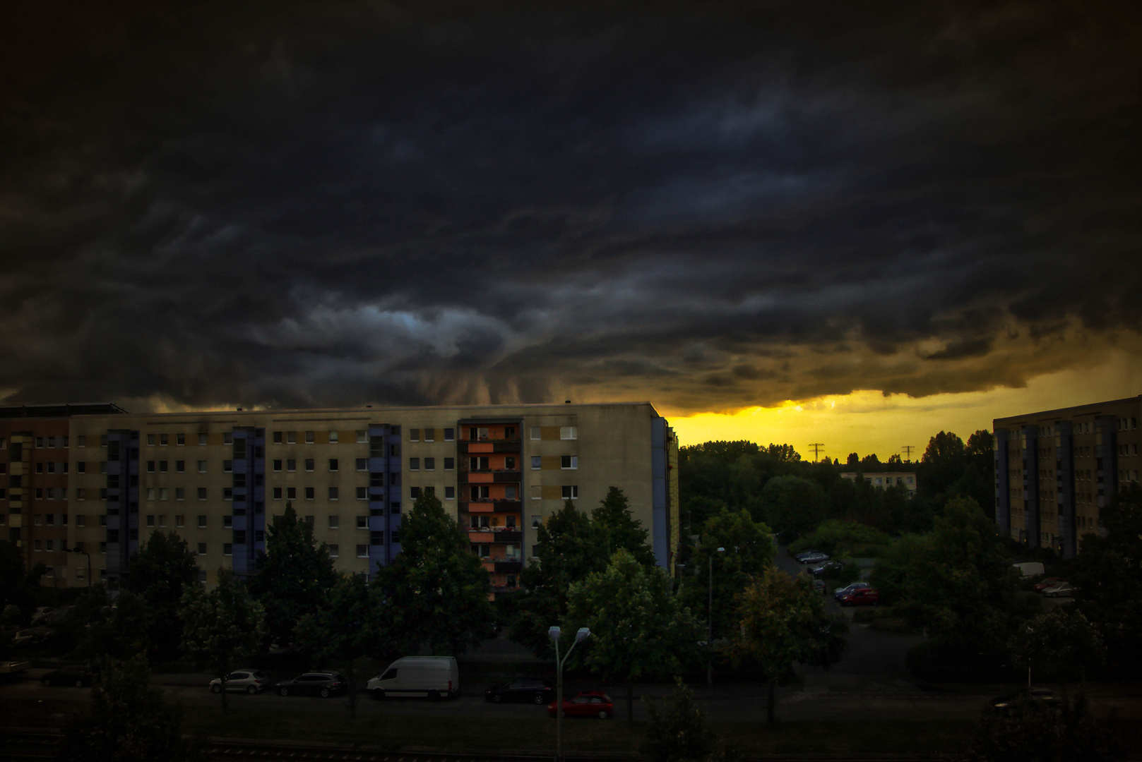 Himmel über Hellersdorf