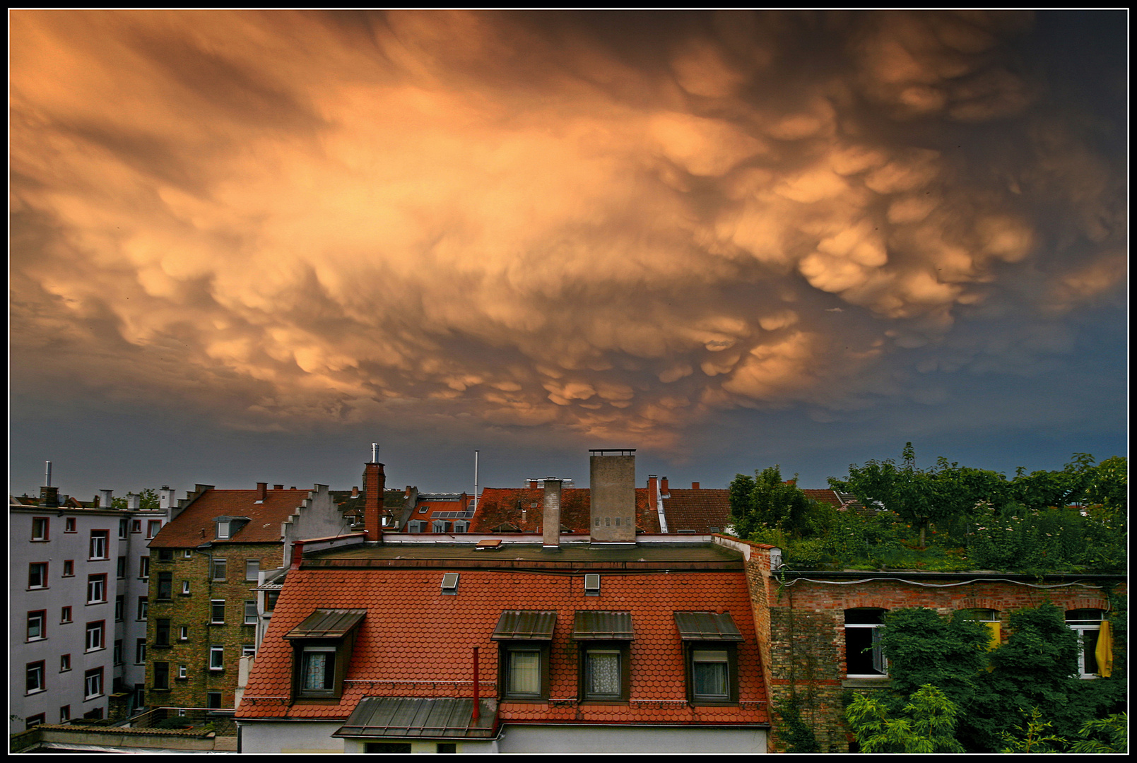 Himmel über Karlsruhe