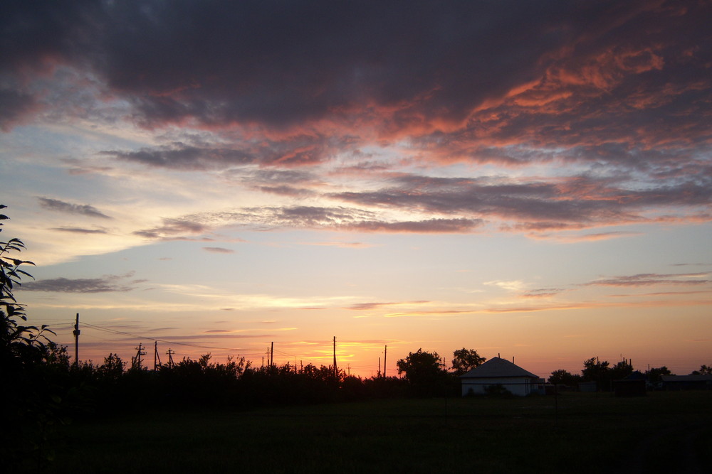 Himmel über Kasachstan