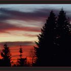 Himmel über mir am Abend