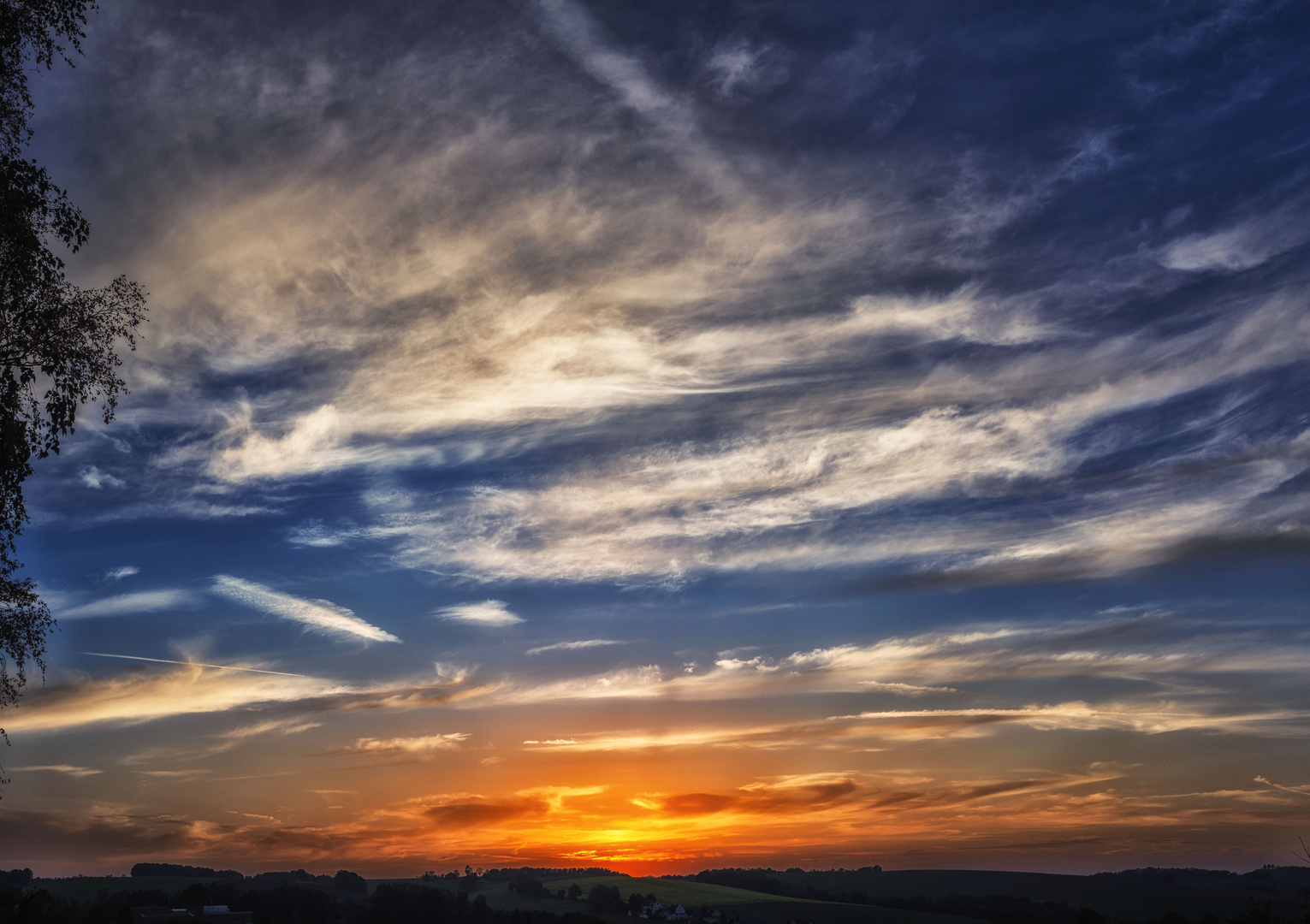 Himmel über Mülsen