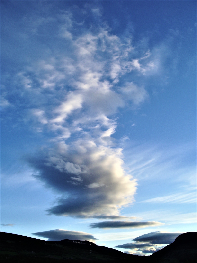 Himmel über Norwegen