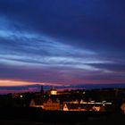 Himmel über Nürnberg mit Silhouette