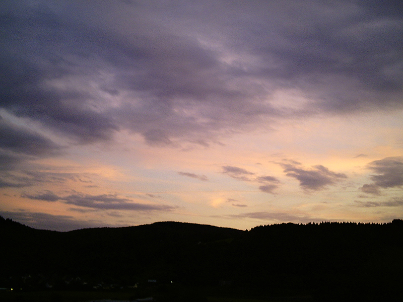 Himmel über Olbernhau - Sommer 2009