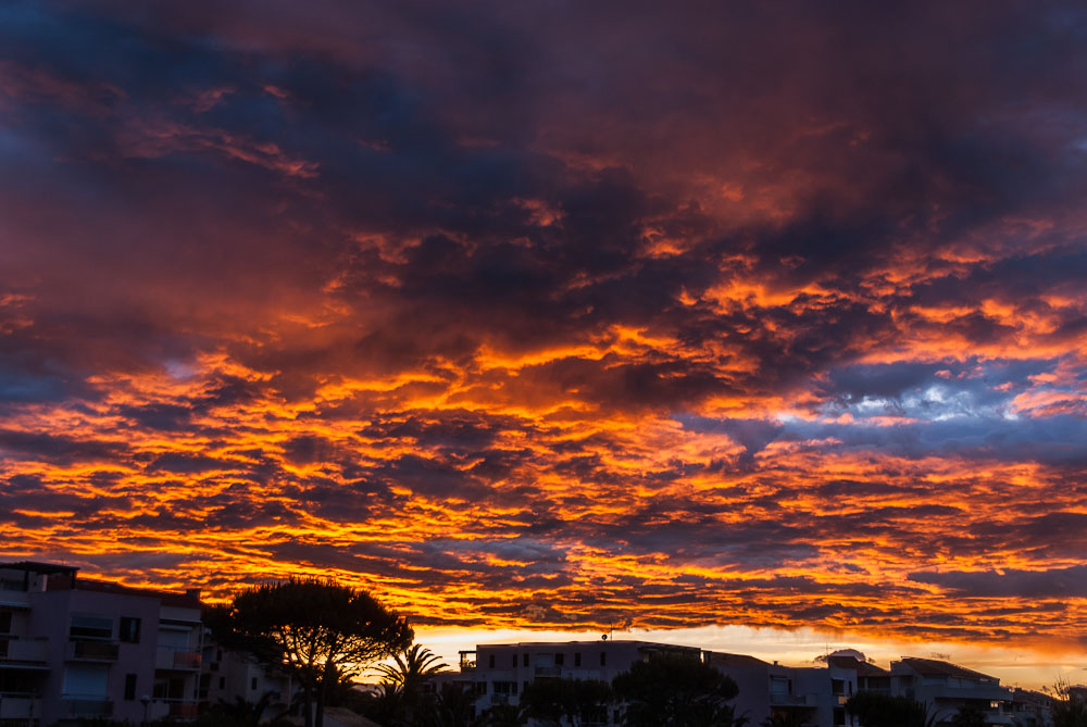 Himmel über Perpignan