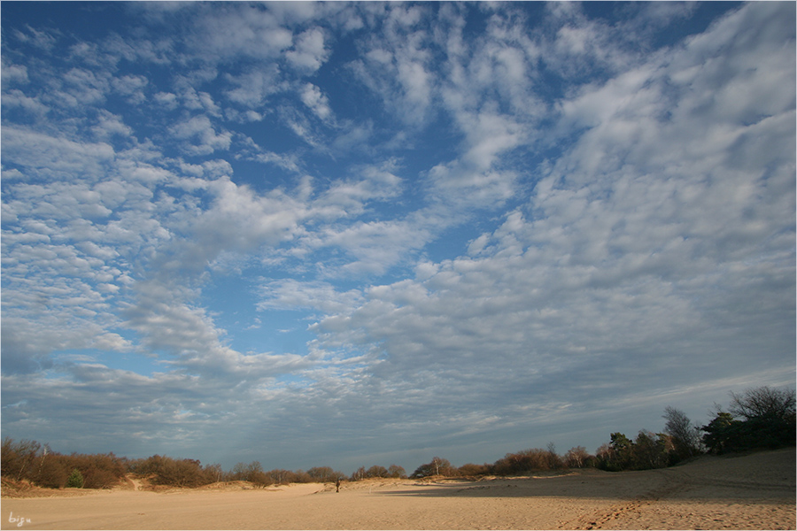 Himmel über Sandmeer