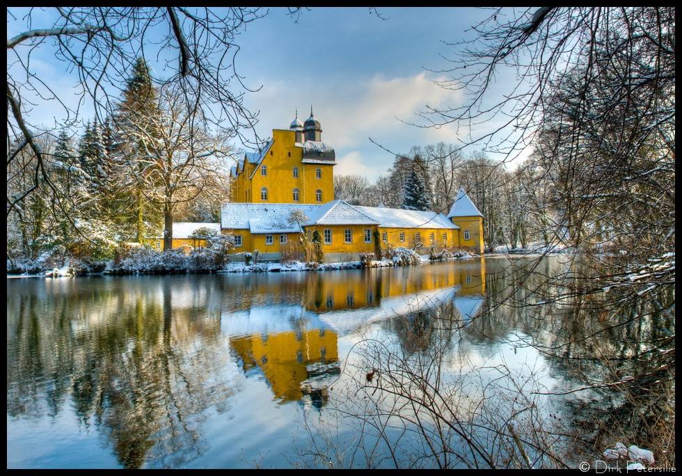 Himmel über Schloss Holte