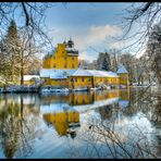 Himmel über Schloss Holte