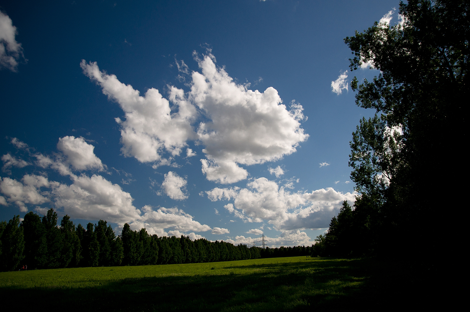 Himmel über Schloss Monrepos