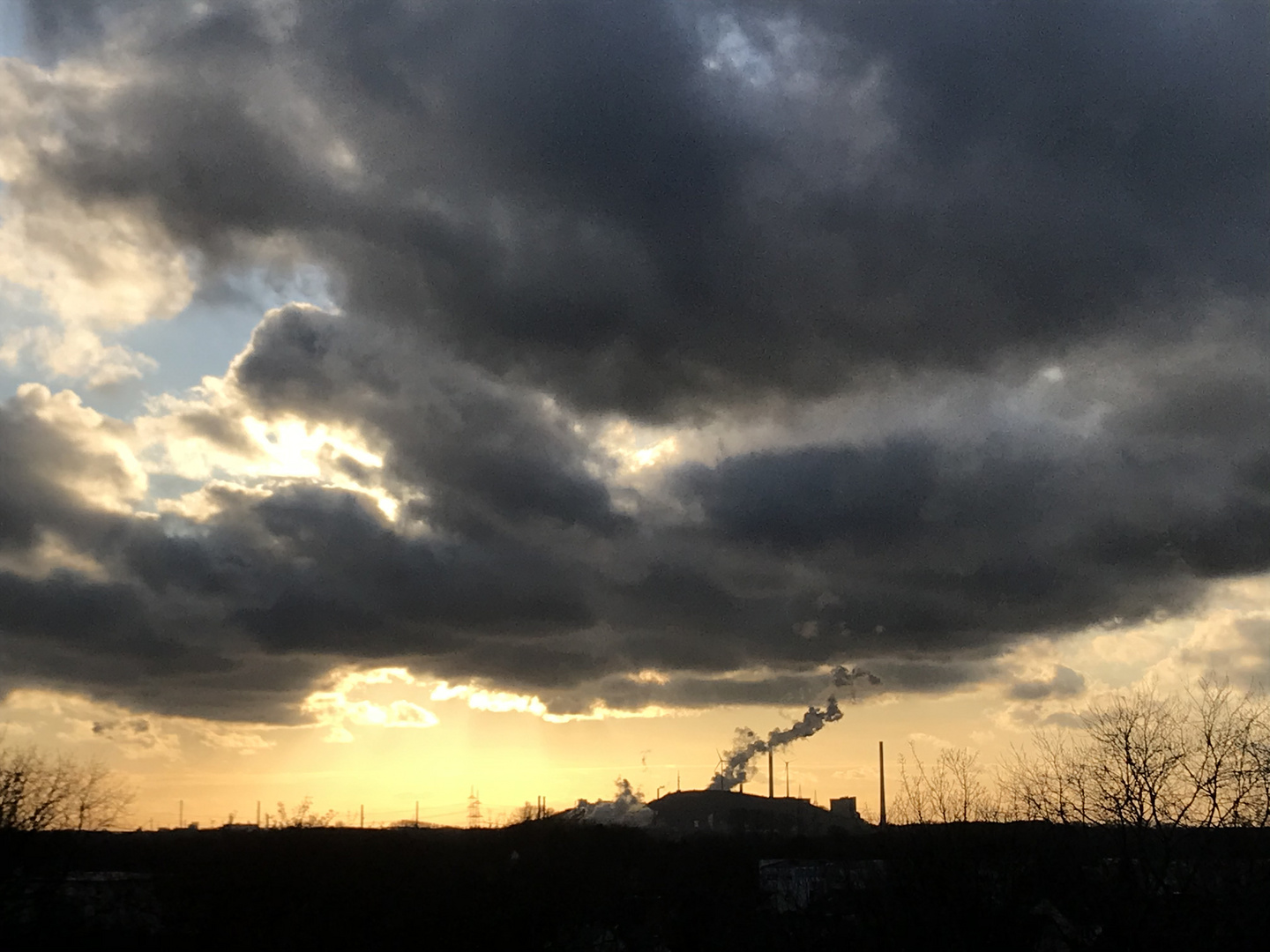 Himmel über Scholven