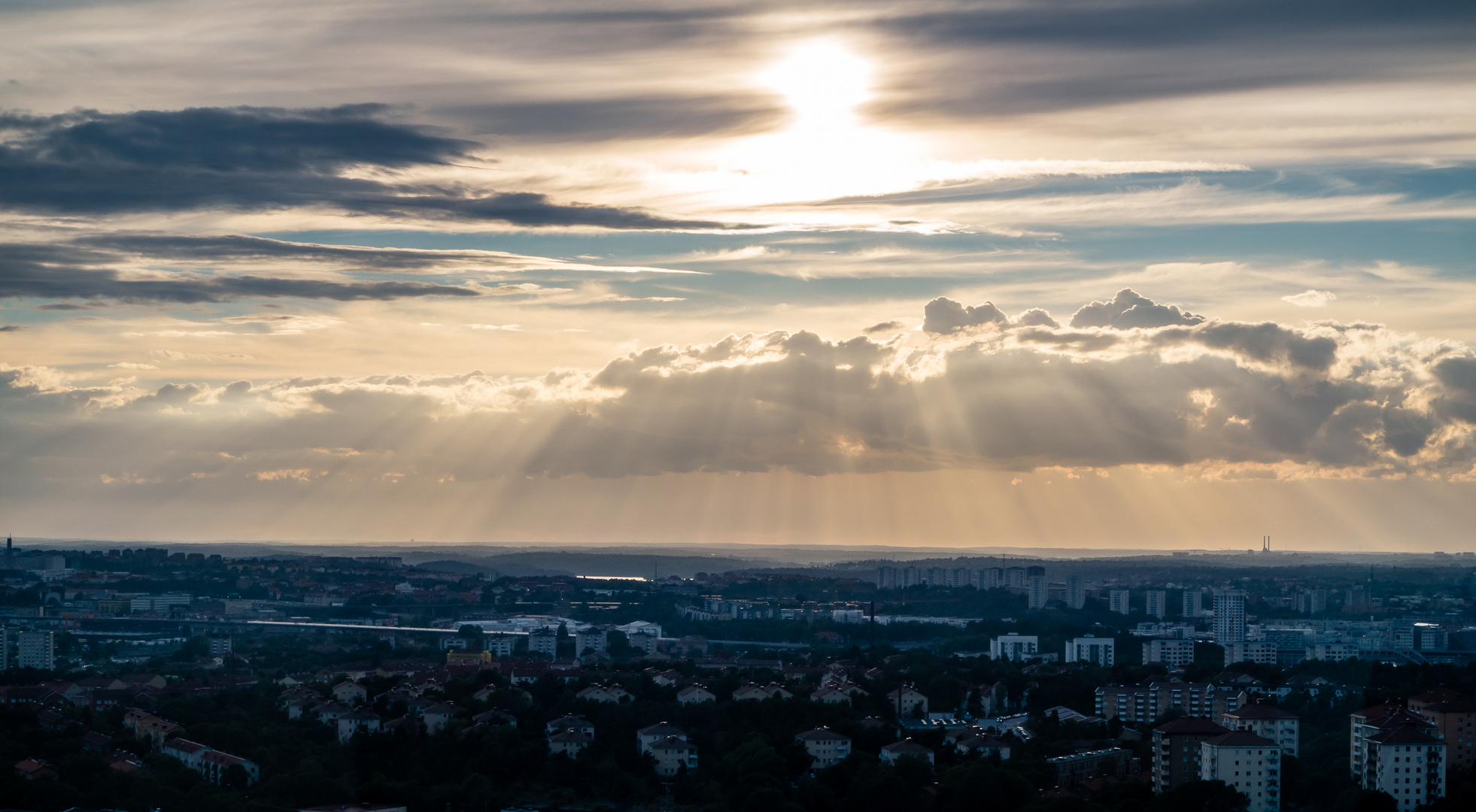 Himmel über Stockholm