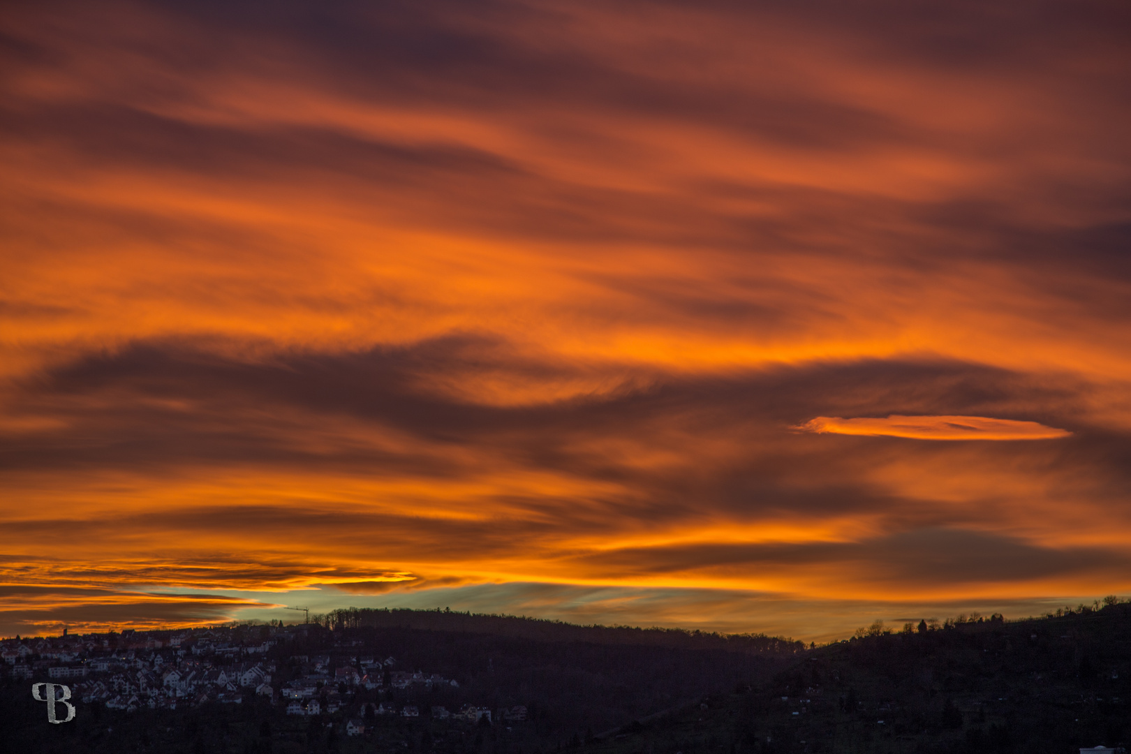 Himmel über Stuttgart