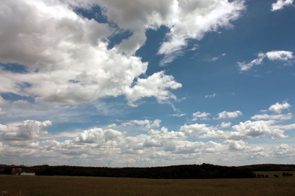 Himmel über Thüringen heute