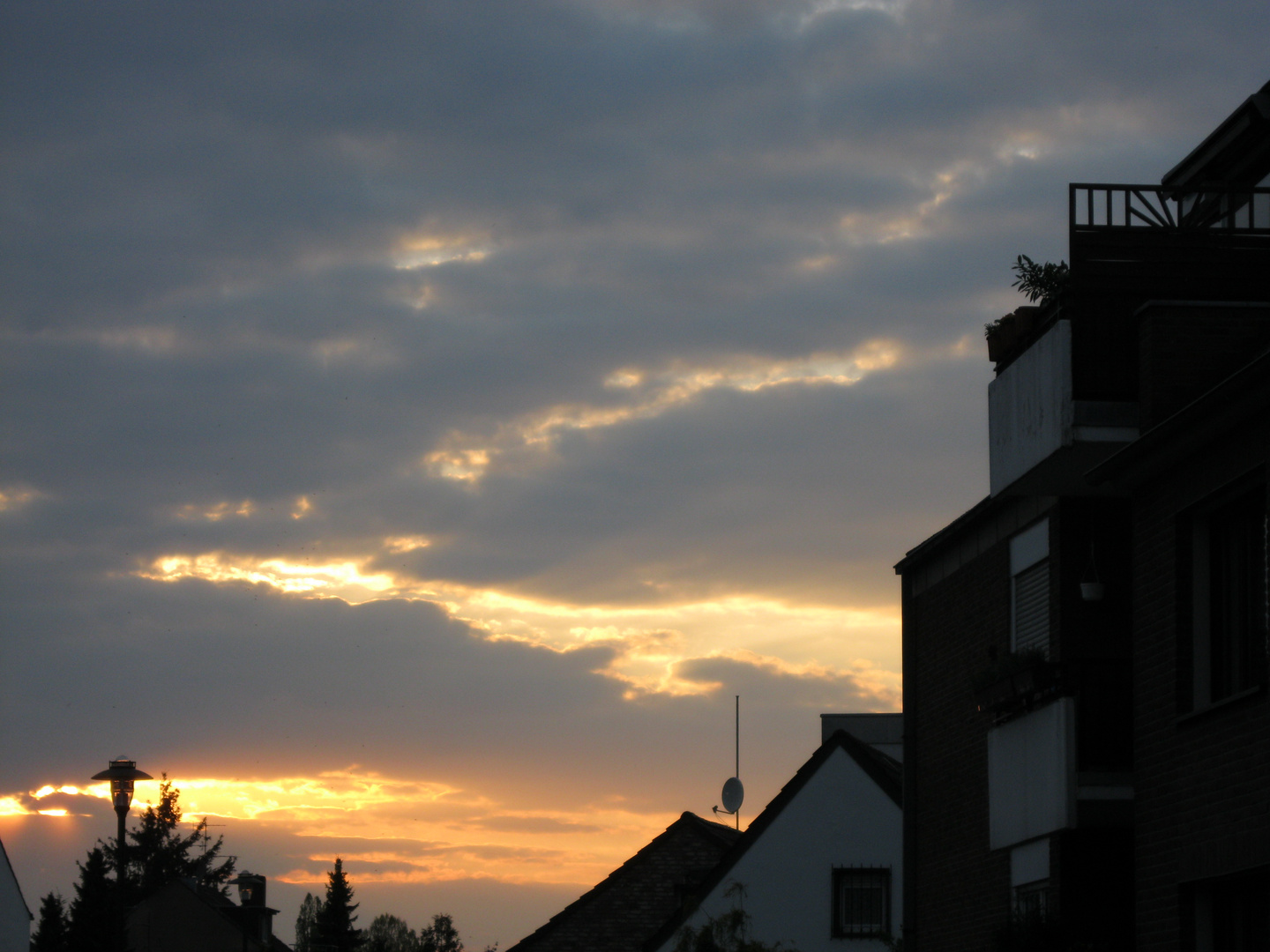 Himmel über Unterbach