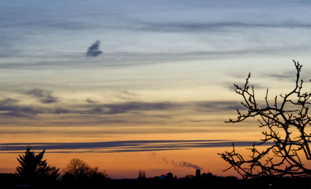 Himmel über Vegesack