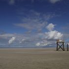 Himmel über Westhever, Schleswig-Holstein, Deutschland