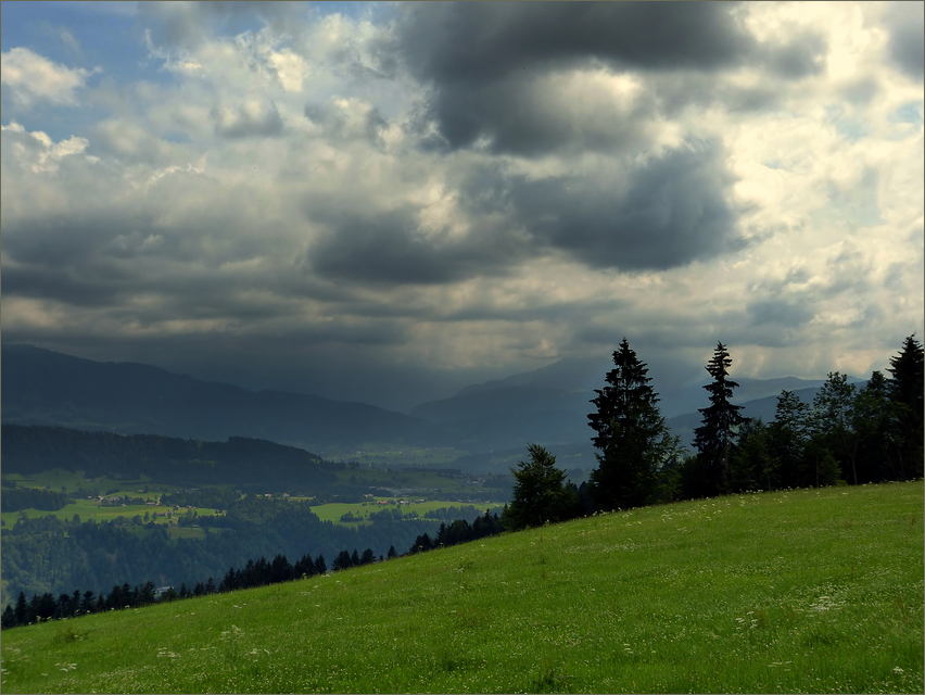 Himmel überm Bregenzer Wald