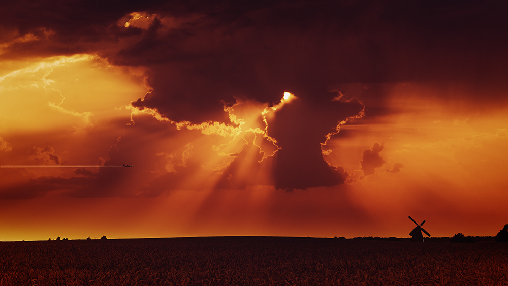 Himmel überm Feld