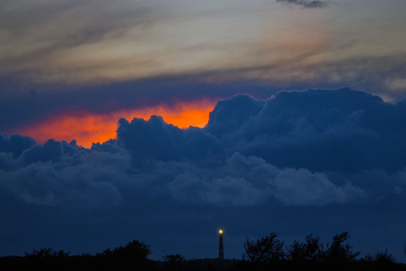 Himmel überm Leuchtturm