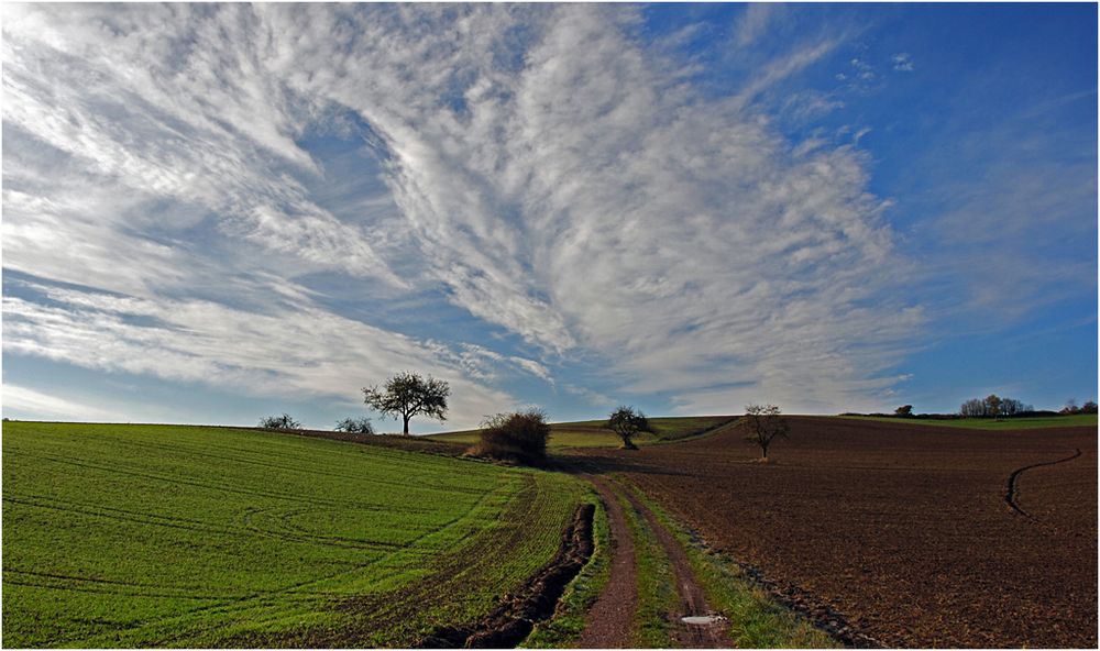 Himmel und Erde Foto &amp; Bild | landschaft, Äcker, felder &amp; wiesen ...