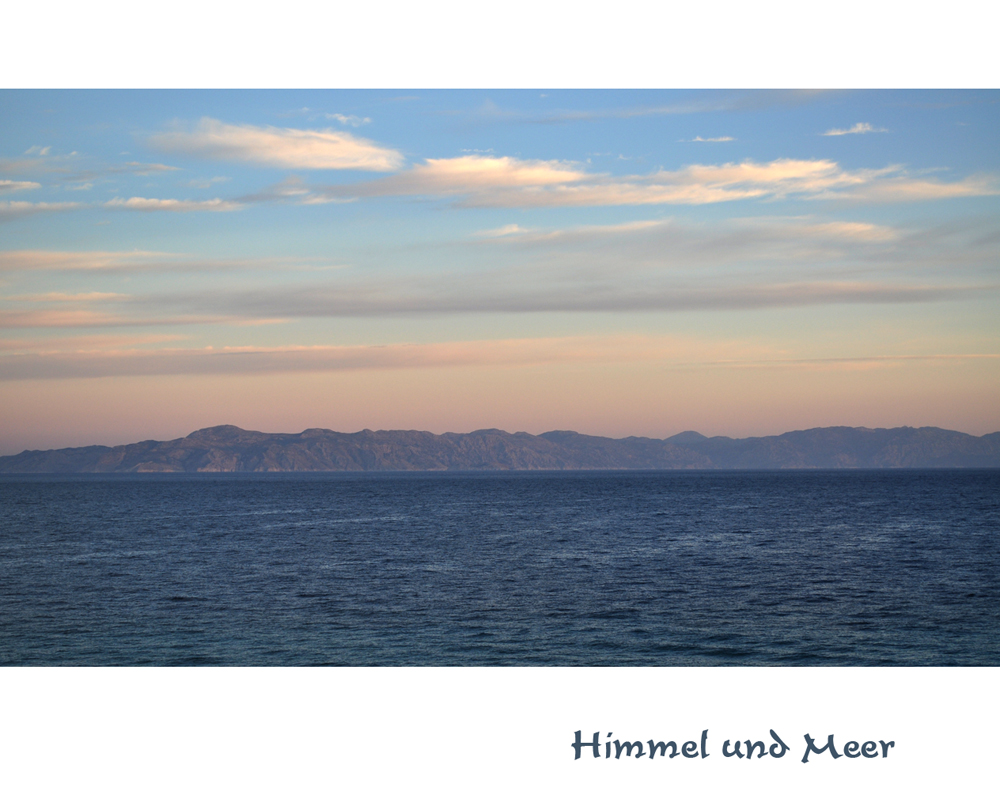 Himmel und Meer