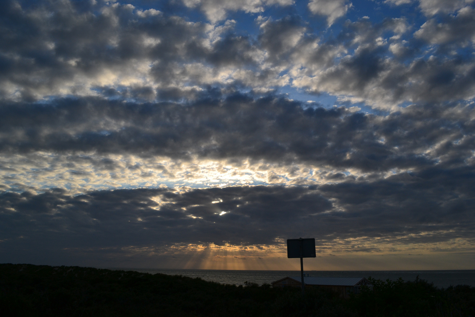 Himmel vorm Sonnenuntergang