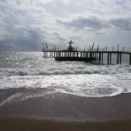 Himmel-Wellen-Strand