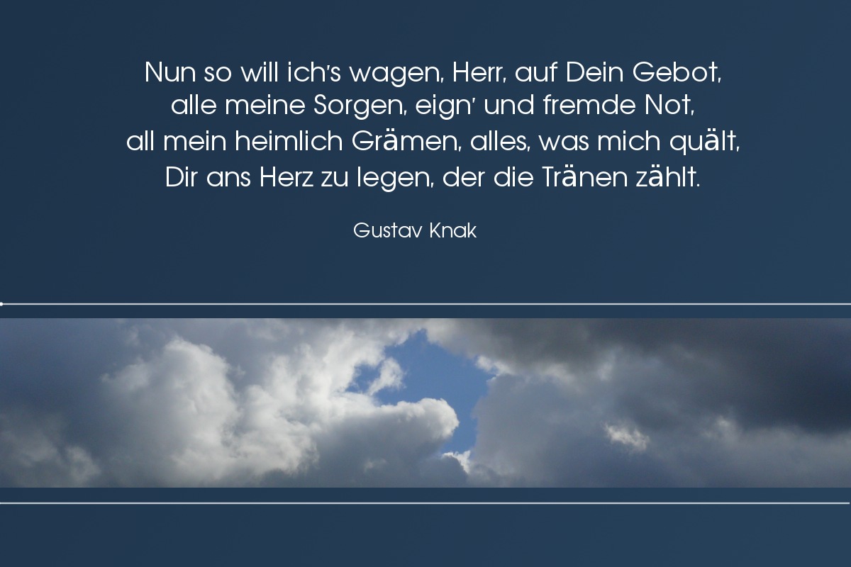 Himmel, Wolken, Sorgen...