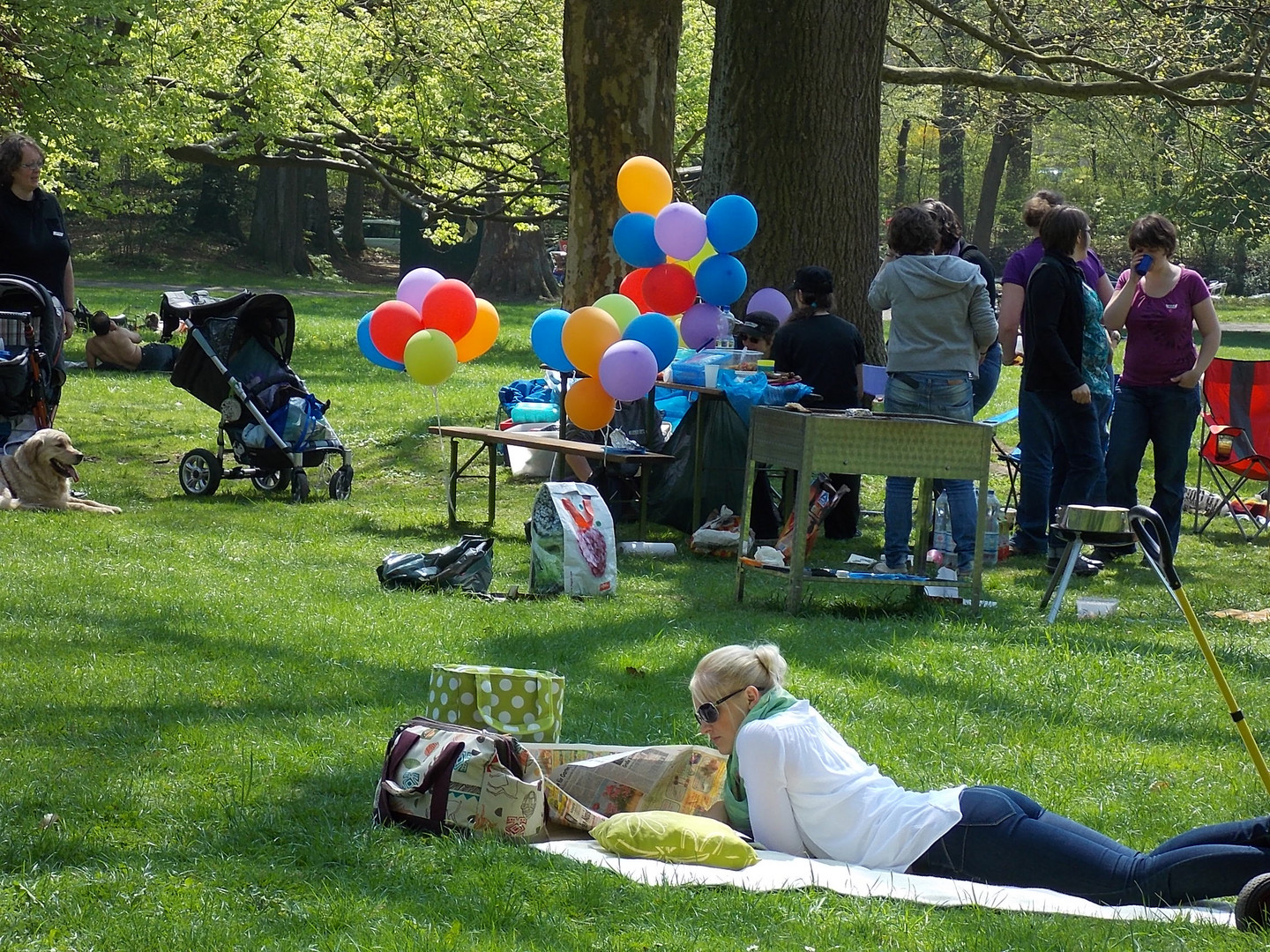 Himmelfahrt im Park