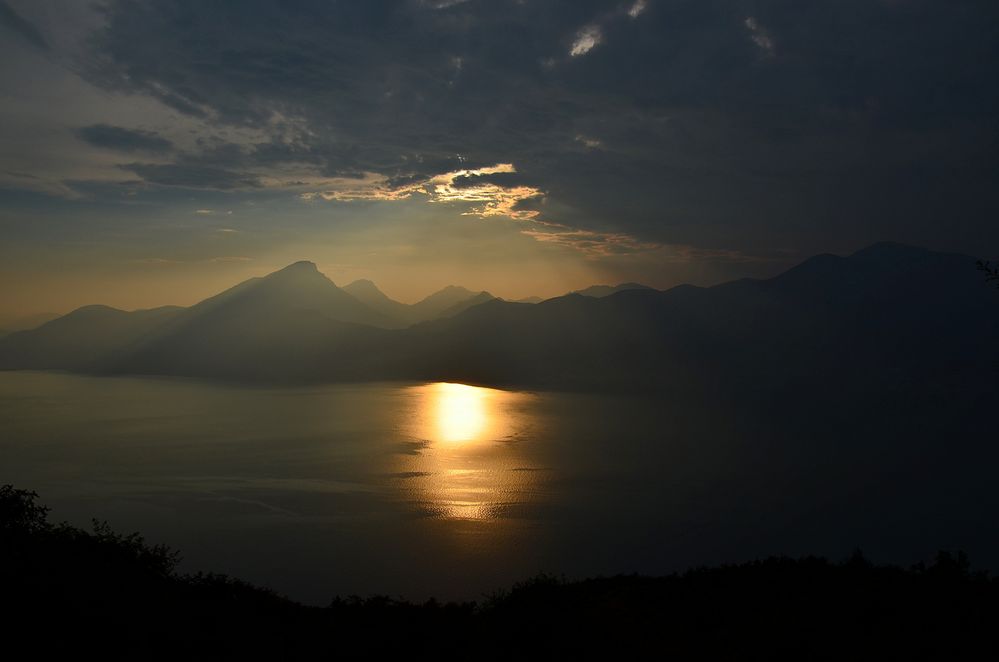 Himmelsfarben am lago di garda