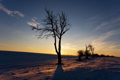 Himmelsfarben im Winter